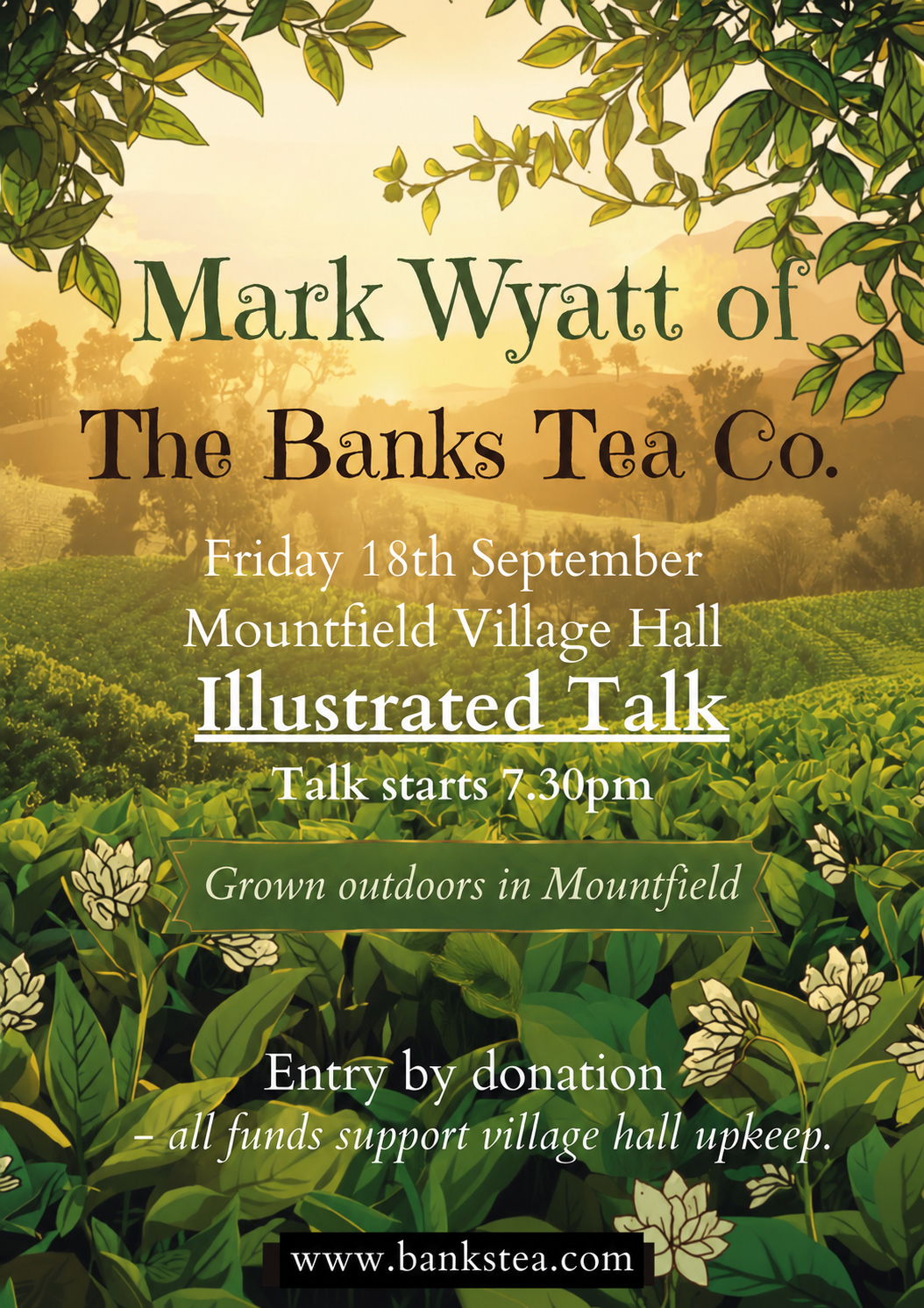The Banks Tea Co. Illustrated Talk 18.09.26