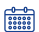 A blue and black calendar  Description automatically generated